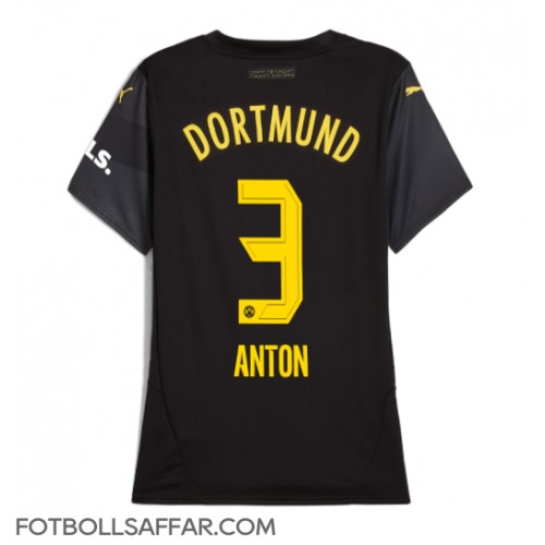 Borussia Dortmund Waldemar Anton #3 Bortatröja Dam 2024-25 Kortärmad